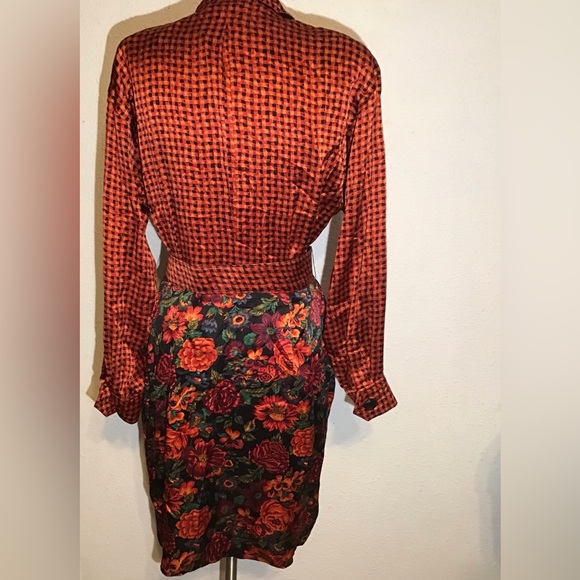 Ann Lawrence Today vintage floral dress size 12 - Picture 2 of 16